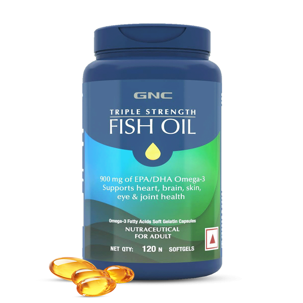 Gnc Triple Strenth Fish Oil 120Softgel |Omega 3